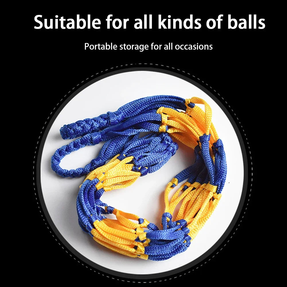 Net Soccer Volleyball Drawstring Ball Storage Bag Youth Football Self Trainer Nylon Bold Storage Bag Football Accessories