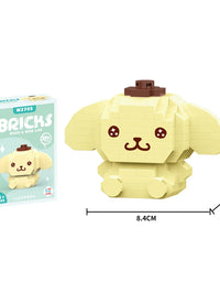 Cinnamoroll Cartoon Block Character Assembled Model Building Block Dolls Toy Children Gift
