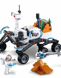 SLUBAN Curiosity Mars Rover Building Blocks Interstellar Exploration Series Assembly Model Children's Toy  Birthday Gift
