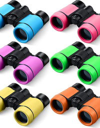 Kids Binoculars Set for Age 3-12 Years Boys Girls Hunting Folding Small Telescope Birthday Gifts Educational Camping Outdoor
