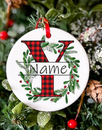 Personalized Christmas Baby Ornament Custom Name Xmas Infant Keepsake Gift Christmas Photography Accessories Christmas Ornament
