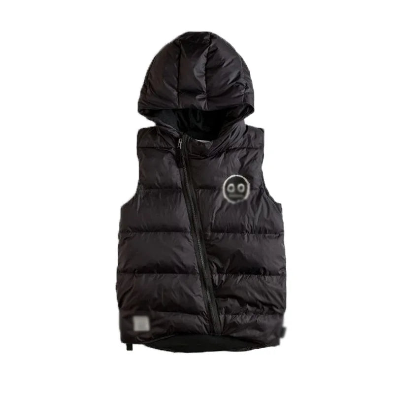 Kids winter down jacket and down vest jacket