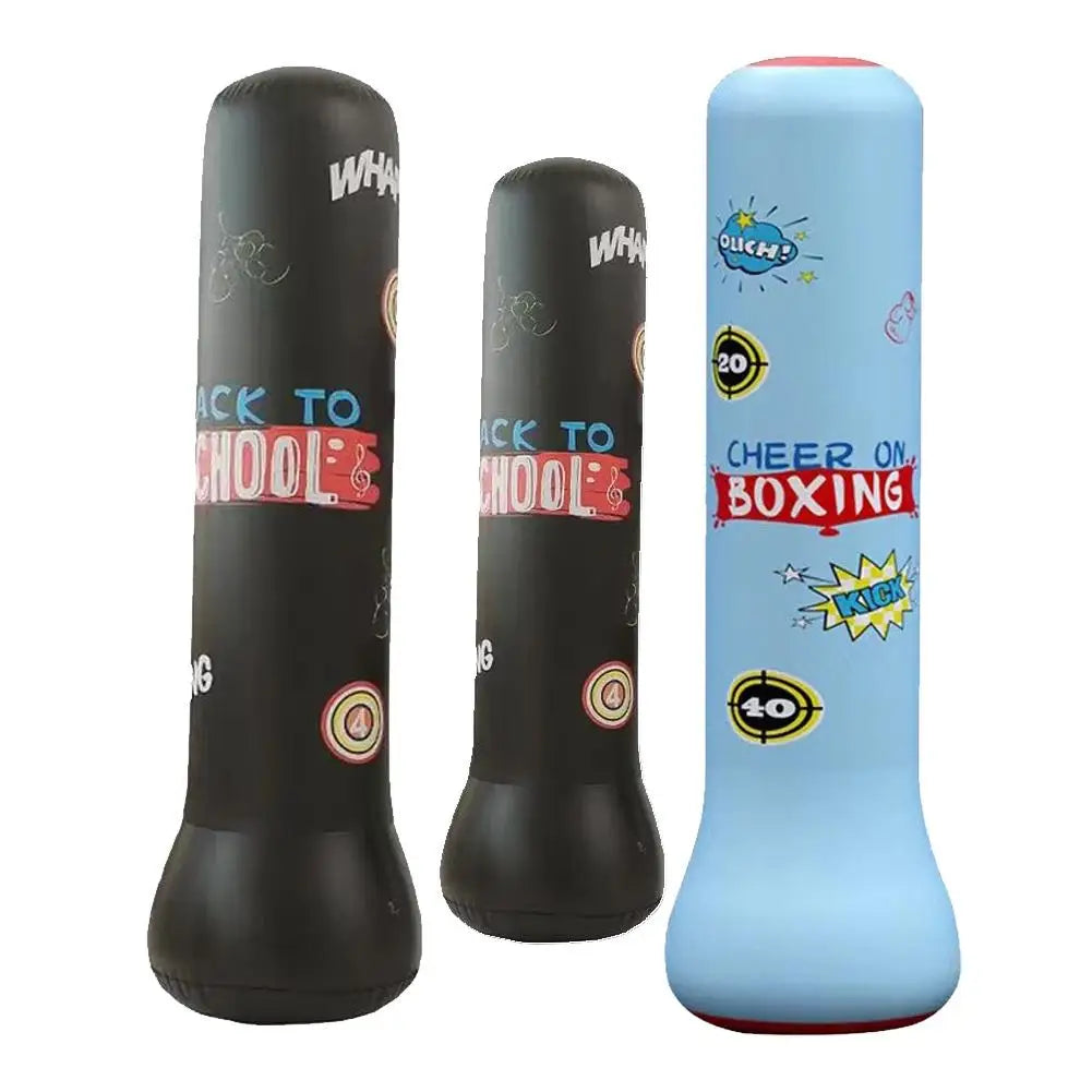 1.2/1.6M Children's Inflatable Punching Bag Gym Fitness Boxing Training Sandbag Stress Relief Toys For Adults Thickened Tumbler