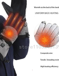 3M Heated Gloves Hand Warmer Electric Thermal Gloves Waterproof Snowboard Cycling Motorcycle Bicycle Ski Outdoor Winter Gloves
