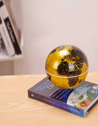 Floating Globe Magnetic Levitation Globe Educational Supplies Luminous Earth Globe Cosmic Cover Book Base
