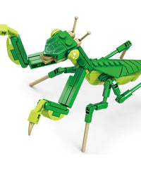 City Creativity Animal Insect Bees Dragonflies Ants Mantis Ladybugs Snails Model Building Blocks Bricks Toys For Gift
