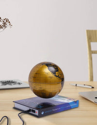 Floating Globe Magnetic Levitation Globe Educational Supplies Luminous Earth Globe Cosmic Cover Book Base
