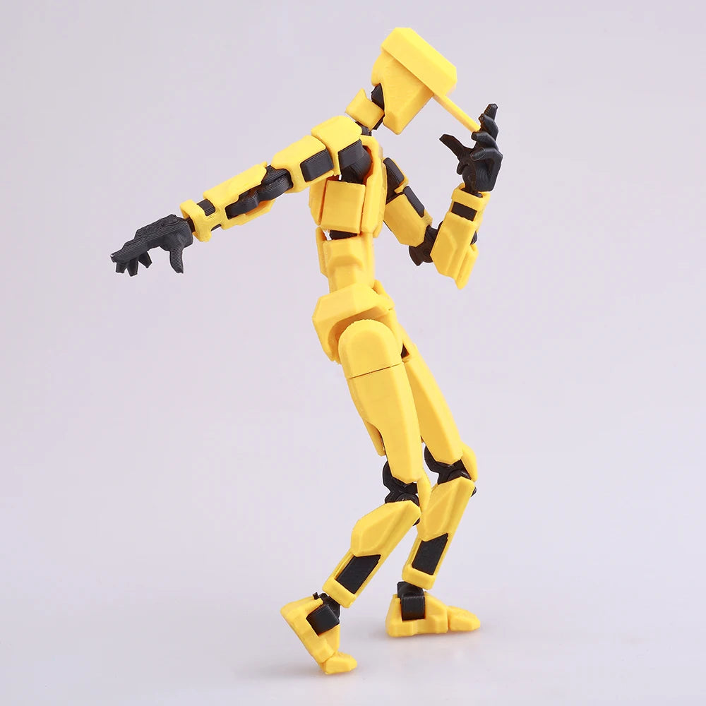 Multi-Jointed Movable Shapeshift Robot 2.0 3D Printed Mannequin Dummy 13 Action Figures Toys Kids Adults Parent-children Games