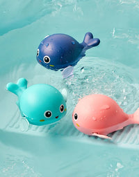 Baby Bath Toys Kids Swimming Clockwork Dolls Play Water Fun Bathing Cute Funny Children Bathroom Shower Bathtub Animals Toy
