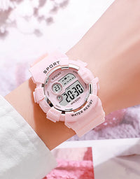 Fashion Kids Watches Luminous Waterproof Sports Digital Watch Alarm Clock Watches Boys Girls Student Smart Electronic Watch Gift
