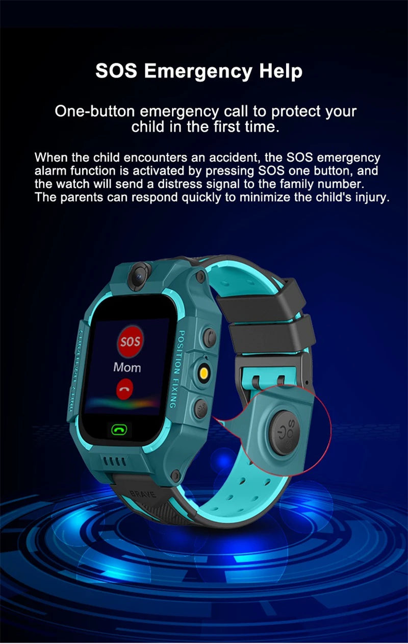 Smart Watch Kids LBS Baby Phone 2G Watch Camera SOS PK Q02 Q12 Q15 Children Smartwatch Android Ios for Boys Girls Gifts