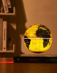 Floating Globe Magnetic Levitation Globe Educational Supplies Luminous Earth Globe Cosmic Cover Book Base
