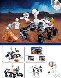 SLUBAN Curiosity Mars Rover Building Blocks Interstellar Exploration Series Assembly Model Children's Toy  Birthday Gift
