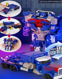 One Step Deformation Robot Transformation Car Toy Action Figure Model Kid Puzzle Toy Anime Robot Model Deformation Car
