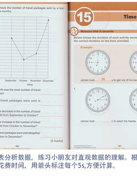 6 Books/Set SAP Learning Mathematics Book Grade 1-6 Children Learn Math Books Singapore Primary School Mathematics Textbook
