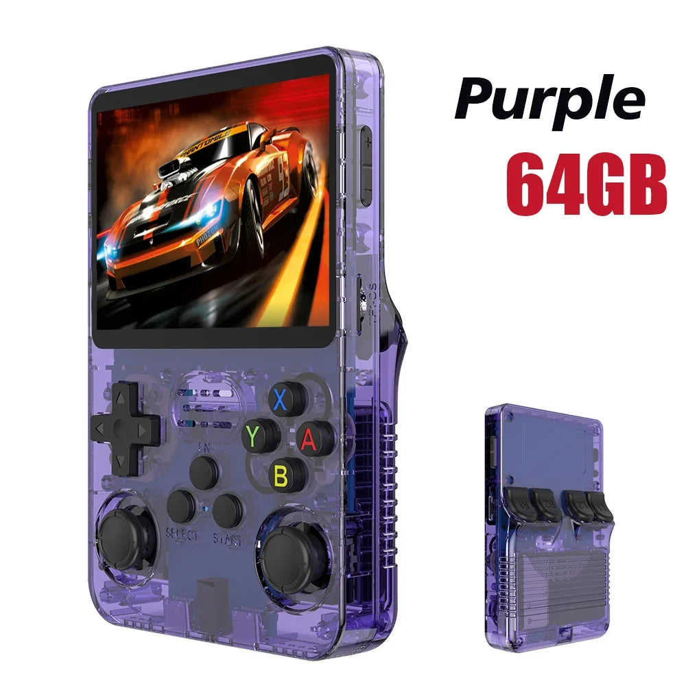 R36S Retro Video Game Console Linux System 3.5 Inch IPS Screen Portable Pocket Player 64GB 128G Games best Kids gifts