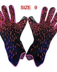 Goalkeeper Gloves Strong Grip for Soccer Goalie Goalkeeper Gloves with Size 6/7/8/9/10 Football Gloves for Kids Youth and Adult
