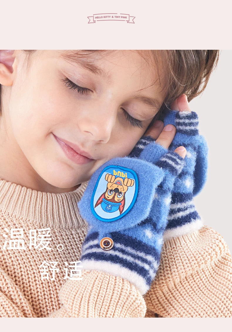 Genuine Paw Patrol Winter KIDS Glove Chase Marshall Skye Everest Rubble Zuma Rocky Girl Boy Outdoor Mittens Children Gift 2-10T