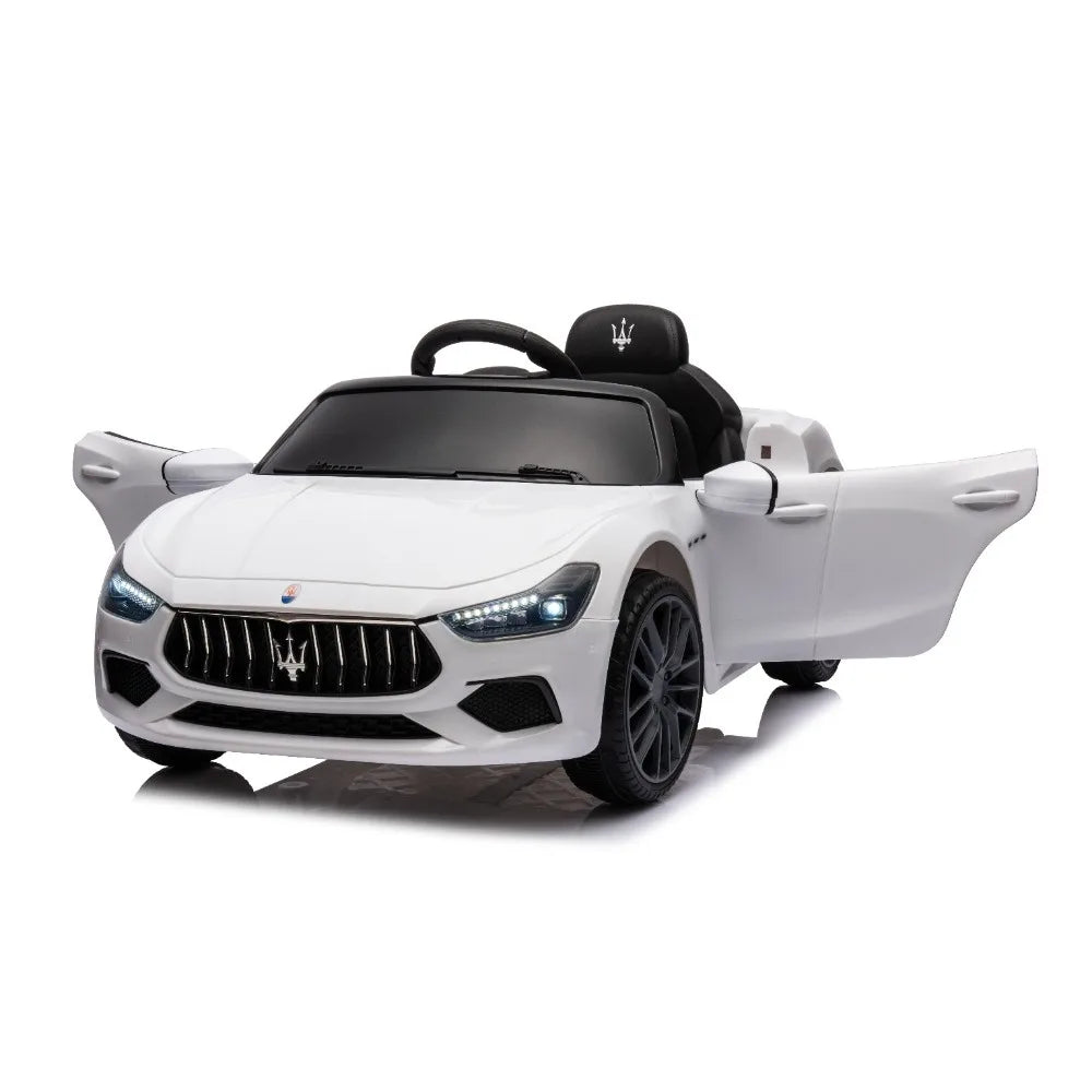 Toy Electric Car, Rechargeable Battery Powered Electric Car with 2 Motors, Parental Remote Control,MP3, Horn, Music,Gift for Kids