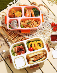 Student Lunch Box, Children's Cartoon Pattern Lunchbox Kids School, Outdoor Bento Box, Instagram Style, Can be Microwave Heated
