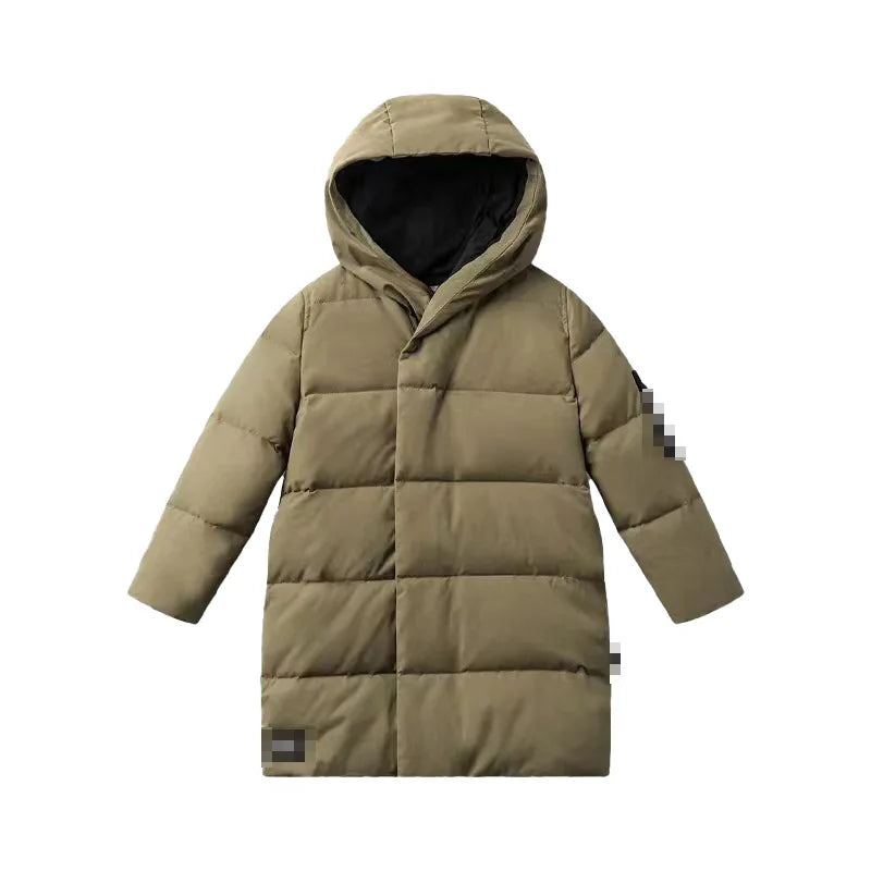 Kids winter down jacket and down vest jacket