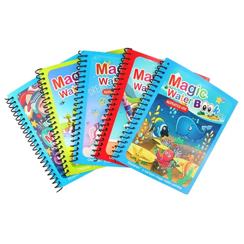 Kids Magic Water Drawing Books Coloring Books Painting Toys for Kids Birthday Christmas New Year Gift for Boys and Girls