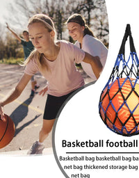 Net Soccer Volleyball Drawstring Ball Storage Bag Youth Football Self Trainer Nylon Bold Storage Bag Football Accessories
