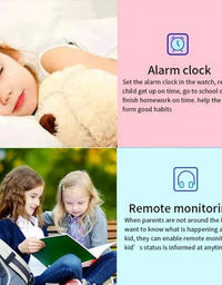 Kids Smart Watch Multifunctional GPS Location SOS Antil-lost Watch Ip67 Voice Function Sim Card Smart Watch Kids Gift
