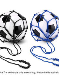 Soccer Return Trainer Net Fits Ball Size 3 4 5 Soccer Training Aids Soccer Ball Net Kicker for Youth Adults Training Equipment
