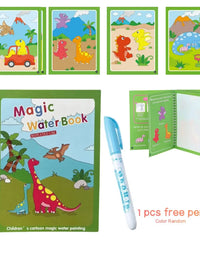 Magical Book Water Montessori Toys Reusable Coloring Book Magic Water Drawing Book Painting Drawing Toys Sensory Early Education
