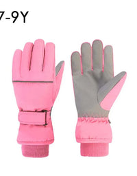 High Quality Kids Ski Gloves Winter Snowboard Snow Children Glove for Boys Girl Waterproof Thicken Mittens Keep Finger Warm 2023
