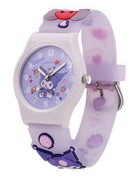 New Sanrio Silicone Watch Kawaii Cartoon Cinnamoroll Hello Kitty Melody Kuromi Quartz Watches Cute Anime Birthday Gifts for Kids
