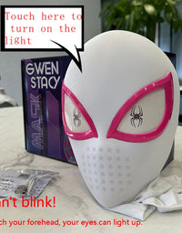 Mascara Spiderman Headgear Mask Cosplay Moving Eyes Mask Spider Man 1:1 Elastic Toys Adults Kids Gift ﻿
