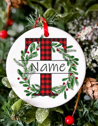 Personalized Christmas Baby Ornament Custom Name Xmas Infant Keepsake Gift Christmas Photography Accessories Christmas Ornament
