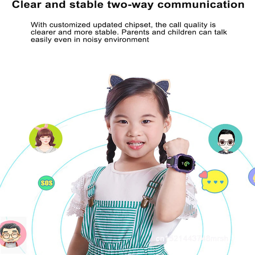 Smart Watch Kids LBS Baby Phone 2G Watch Camera SOS PK Q02 Q12 Q15 Children Smartwatch Android Ios for Boys Girls Gifts