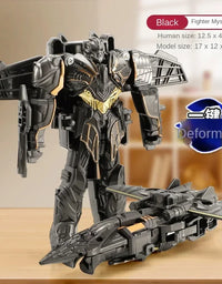 One Step Deformation Robot Transformation Car Toy Action Figure Model Kid Puzzle Toy Anime Robot Model Deformation Car
