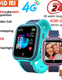 LT21 4G Smart Watch Kids GPS WIFI Video Call SOS IP67 Waterproof Child Smartwatch Camera Monitor Tracker Location Phone Watch
