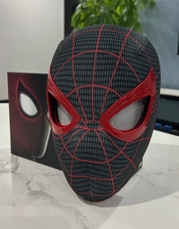 Mascara Spiderman Headgear Mask Cosplay Moving Eyes Mask Spider Man 1:1 Elastic Toys Adults Kids Gift ﻿
