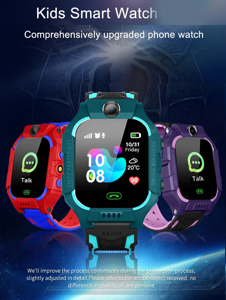 Smart Watch Kids LBS Baby Phone 2G Watch Camera SOS PK Q02 Q12 Q15 Children Smartwatch Android Ios for Boys Girls Gifts