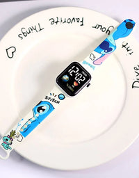 Stitch Disney Children Watches Girls Reloj Inteligente Para Niños Niña Reloj Digital Watch Women Relógio Infantil Children Clock
