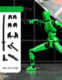 Titan 13 Action Figure Multi Joint Movable Doll 3D Printed Lucky 13 Action Figure Robot Children Toy Kids DIY Stress Relief Toys
