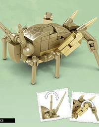 City Creativity Animal Insect Bees Dragonflies Ants Mantis Ladybugs Snails Model Building Blocks Bricks Toys For Gift
