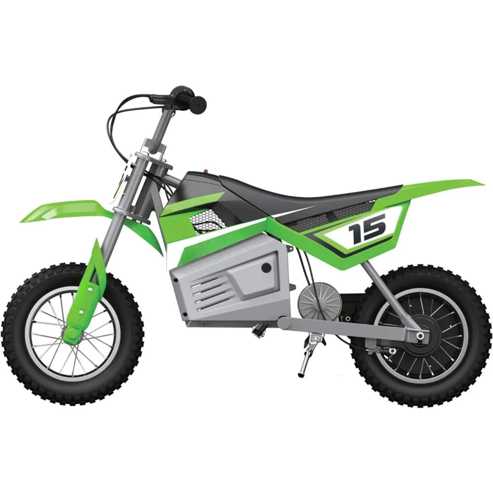 Electric Bike Kids Ride on 24V Electric Toy Motocross Motorcycle Dirt Bike, Speeds Up To 14 MPH, Ebiketoy gift for kids