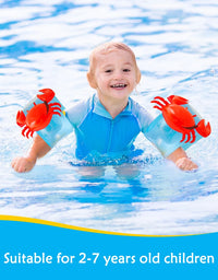 2pcs/set Arm Float Adult Kids Fashion Swimming Inflatable Arm Rings Floating Sleeve Swimming for Children Safety Swim Training
