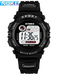 SYNOKE Student Kids Digital Watch Sports Waterproof Boy Electronic Watch Shock Resist Multifunctional Luminous Fashion
