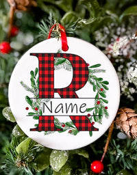 Personalized Christmas Baby Ornament Custom Name Xmas Infant Keepsake Gift Christmas Photography Accessories Christmas Ornament
