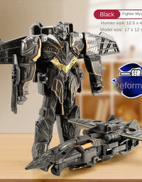 One Step Deformation Robot Transformation Car Toy Action Figure Model Kid Puzzle Toy Anime Robot Model Deformation Car
