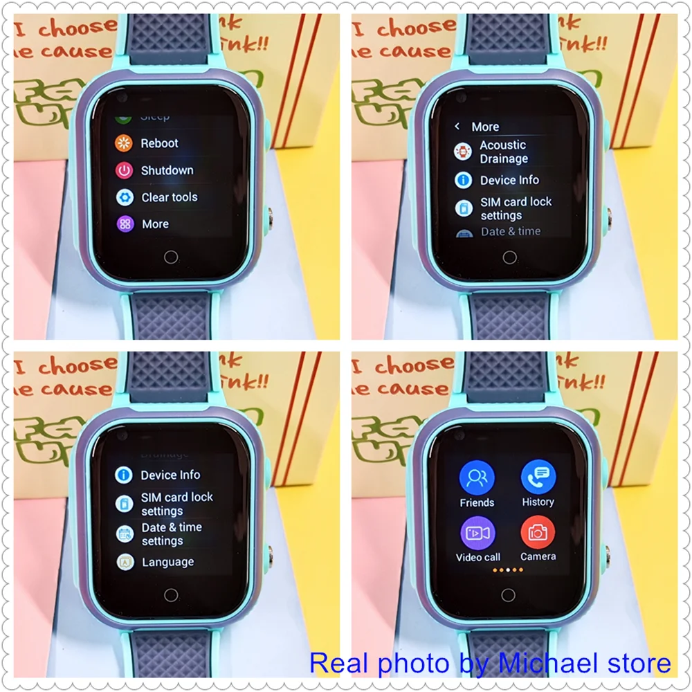 LT21 4G Smart Watch Kids GPS WIFI Video Call SOS IP67 Waterproof Child Smartwatch Camera Monitor Tracker Location Phone Watch