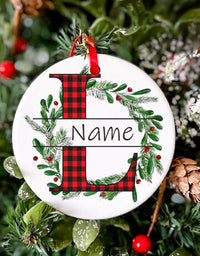 Personalized Christmas Baby Ornament Custom Name Xmas Infant Keepsake Gift Christmas Photography Accessories Christmas Ornament
