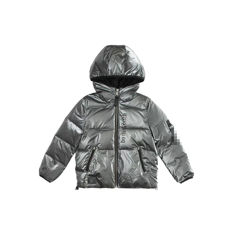 Kids winter down jacket and down vest jacket